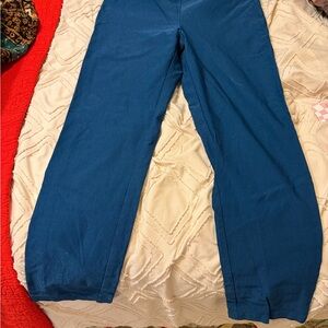 Soho Apparel Teal Cropped Ankle Pants